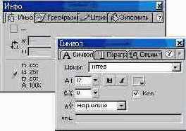 Панели Fill и Stroke Рисунок