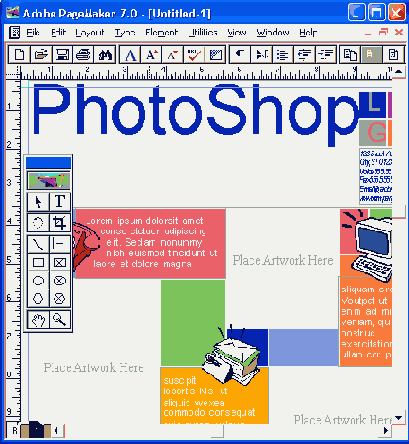 Страница из учебного пособия по PhotoShop (разворот)